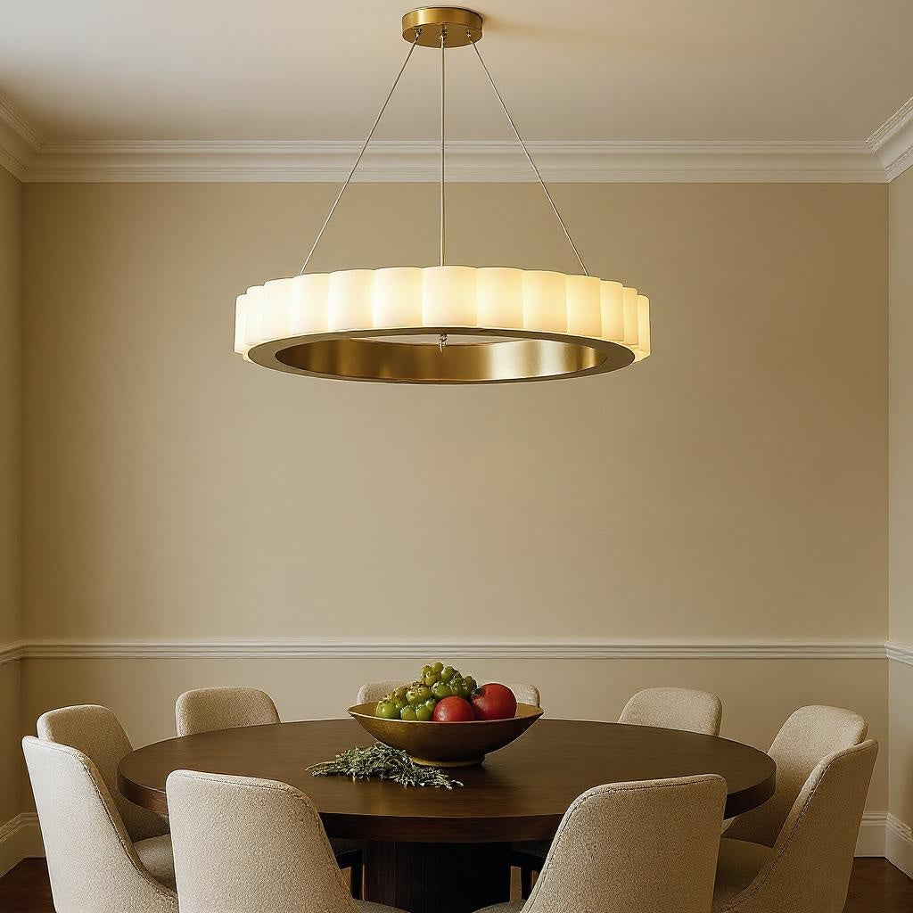 Islao Polished Alabaster Pendant Light