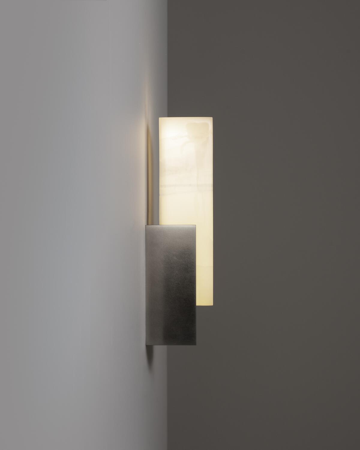 Abo Polished Alabaster Wall Sconce
