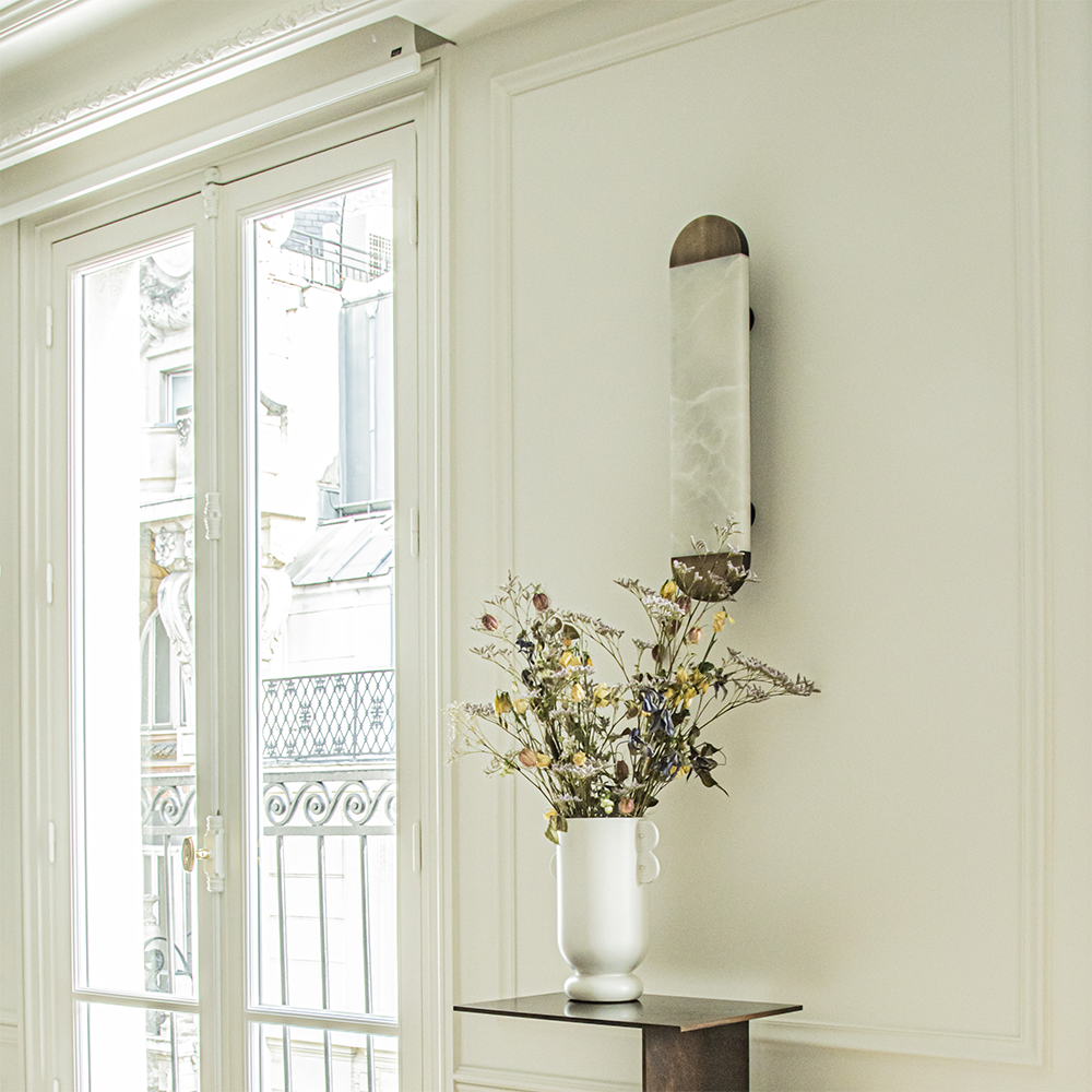 Phan Polished Alabaster Wall Sconce