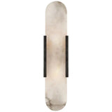 Cha Sleek Alabaster Linear Wall Sconce