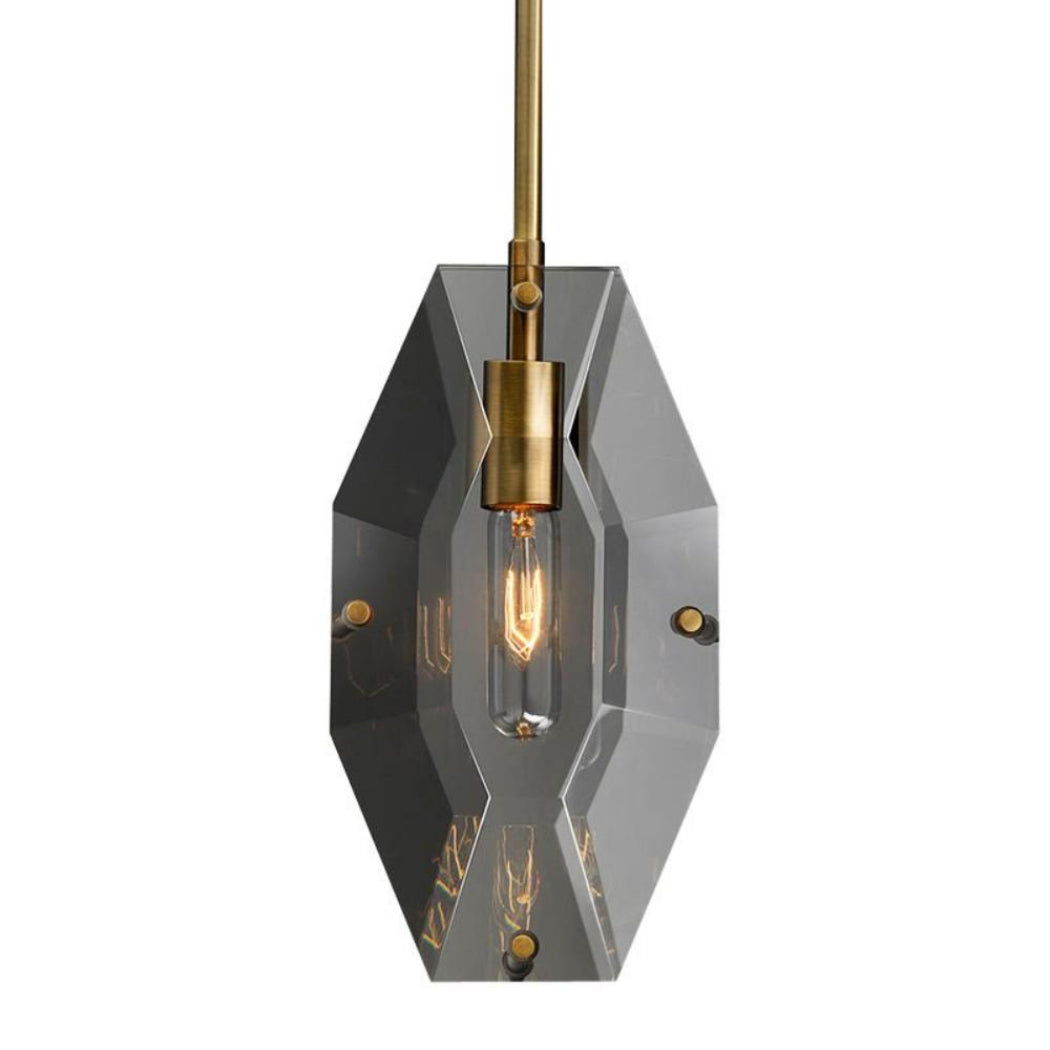 Contemporary Geometric Crystal Pendant Lighting