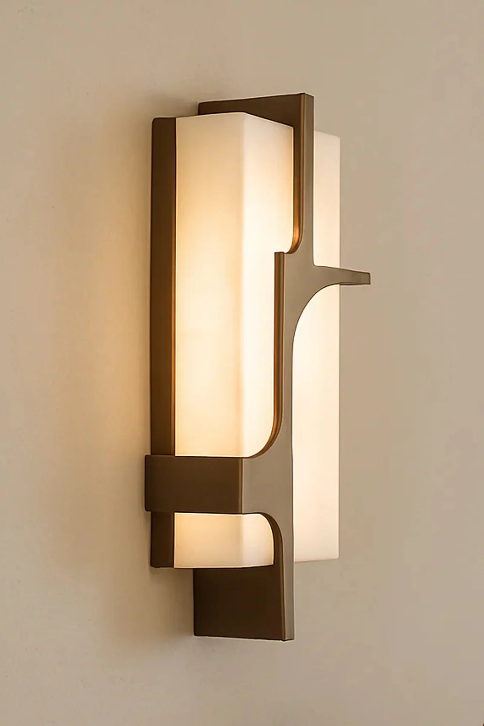 Selena Polished Alabaster Wall Sconce